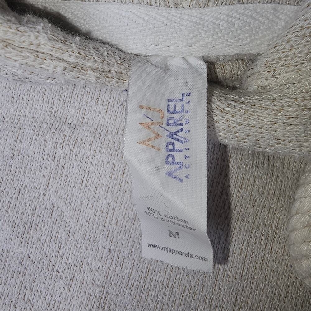 MJ Apparel Oatmeal Color Knit Sweatshirt  Aloha Maui Hawaii Med PT22.5 L 25 - Picture 7 of 8
